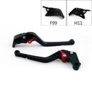 Lange Bremskupplungshebel für Ducati 1299/1199/959/899 Panigale Xdiavel 749 Schwarz Generic