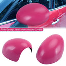 2x Cubiertas de espejo rosa para MINI Cooper R55 R56 R57 de alta calidad