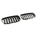2007-2013 BMW X5 E70/2009-2013 X5 M (E70) Forreste støtfanger nyregrille blank svart