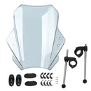 Universal Motorcycle Adjustable Windshield Windshield 22MM 25MM 28MM Handlebar Generic