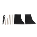 6x9 Speaker Cover Vivid Black Sadeltaske til Harley Touring 1994-2013 Generisk