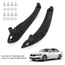 2012-2015 BMW 335i Base Schwarz Vorne L+R Griff Innen Tür Pull Griff 51417279311 51417279312