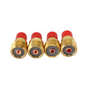46x Tig Benzin Lens Collet Körper Assorted Size Passend Tig Welding Torch Wp9 20 25