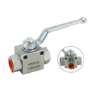 3cestný hydraulický kulový ventil 1/2" Vysokotlaký kulový ventil NPT s vnitřním závitem