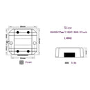 Vandtæt DC (5-32 V) til 12 V 2/3 A spændingsforsyningskonverterregulator
