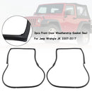 2pcs Front Door Weather Seal Gasket for Jeep Wrangler JK 2007-2017 Car & Motorcycle Spare Parts Body Parts