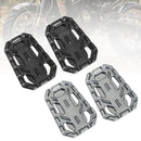 Triumph Scrambler 1200 Tiger Silber Paar CNC Fußrasten Vergrößern Fußrasten Pedal