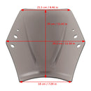 Motorcykel med 22 mm/7/8 tum styrvindruta vindruta universal