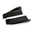 2 pieces 35 cm skirt spoiler rear lip extension rocker splitter winglet wings black generic