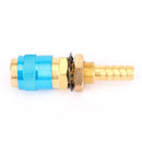 Water-cooled and gas adapter quick connection suitable for TIG welding torch holder