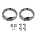 TH350 700R4 TH400 52" Length SS braided gearbox cooler hoses