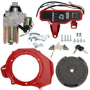 Kit de volante Honda GX160 GX200 Kit de partida elétrica Tampa do ventilador de ignição