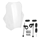 Universal Motorcycle Adjustable Windshield Windshield 22MM 25MM 28MM Handlebar Generic