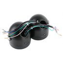 1998-2013 Harley Heritage Softail Classic FLSTC Black Twin Headlight Motorsykkel Double Dual Light Street Fighter Universal Universal