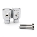 Zaciski montażowe do podwyższenia kierownicy motocykla i roweru 7/8" 22 mm Czarny Generyczny