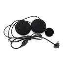 Universal Speaker Player Hjälm Bluetooth Headset Headset Svart För Motorcykel
