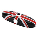 Union Jack UK Flag Rückspiegelabdeckung für MINI Cooper R55 R56 R57 Schwarz/Rot