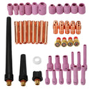 46x Tig Benzin Lens Collet Körper Assorted Size Passend Tig Welding Torch Wp9 20 25