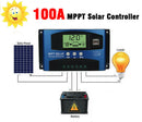 100A MPPT Solar Laderegler Controller Panel Regler 12V/24V Autofokus-Verfolgung