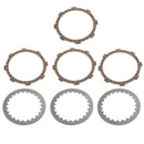 Stålclutchsett &amp; Friksjonsskiver for Yamaha YB100 DX100 L5 L5T L5TA 1969-1987 Generisk
