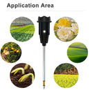 Handhållen Soil PH Tester PH och fuktmätare med 295 mm lång metallsond