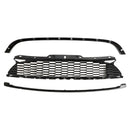 MINI R57 Cooper S & JCW 2-dørs cabriolet 2009-2013 3 stk blank sort frontgitter