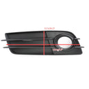 2008-2012 AUDI A4 B8 Vasen puoli Matta Musta Sumuvalon säleikkö S-Line Puskuri Universal