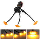 3pcs Bernstein Objektiv Bernstein LED-Lampe Raptor Frontgrill Running Light Ford F-150