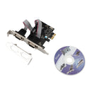PCIE til RS232 2-ports seriel WCH382 Chip PCI-Express Extension Board Adapterkort