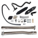 4“ Schalldämpfer Auspuffrohre Kits für Ford F250 F350 F450 Super Duty 2011-2023 6.7L Diesel