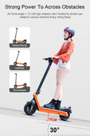 70KM Reichweite 40km/h 10 Zoll faltbarer Elektroroller 500W Pendlerwerkzeuge Erwachsene EScooter Elektro-Scooter