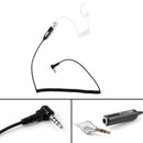 3,5 mm Air Tube Hovedtelefoner Anti Radiation Hovedtelefoner Bodyguard Headset med mikrofon