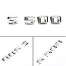 Heck -Trunk -Emblem -Badge -Namenschildscheibe -Buchstaben Zahlen passen Mercedes S500 Chrom