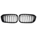 2015-2017 BMW 1-serie F20 F21 blank svart dobbelt nyregitter foran