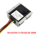 Wasserdichter DC/DC-Wandler-Regler, 12 V/24 V, bis zu 32 V, 8 A, 256 W