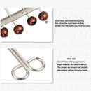 Traditionelt hjernespil Klassisk kinesisk metal puslespil med 9 ringer