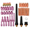 46x Tig Benzin Lens Collet Körper Assorted Size Passend Tig Welding Torch Wp9 20 25