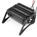 3-rækket modificeret LED-forlygte hvidt lys passer til Honda MSX125 Grom 13-19 Sort Generisk