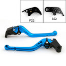 Lange Bremskupplungshebel passend für BMW S1000 RR 2010–2014, schwarz, generisch