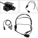 7.1-C8 bagmonteret stik taktisk headset 6-pin U94 PTT til AN/PRC148 PRC152 U329