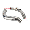2011-2018 BMW M5 F10 mit S63 Motor 3" Edelstahl Abgas-Downpipes compatible