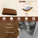 Patio Egg Chair Cover Outdoor Hanging Double Basket Egg Swing Cover Waterproof