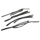 Toyota Land Cruiser FJ80 LX450 1991-1997 tira de borracha de vidro do selo da porta de 4 partes