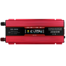 Bil Power Converter Inverter DC 12V til AC 220V LCD 2000W Transformer LED Display