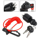 2002 V4 60 Degree ENGINE Ignition Key Switch & Safety Tether Generic