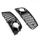 Pár Voštinové mlhové světlo s otevřeným větracím otvorem Grill Fit Fit Audi A4 B8 2009-2012 Generic