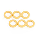6PCS Fuel Injector Repair Seal Kit BMW 328IS 528i Z3 M3 E36 E38 E39 E46