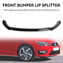 Glänzend schwarze Frontspoilerlippe, Performance, passend für Seat Leon 5F 2012–2020