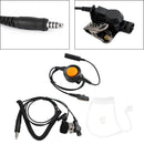 7.1-A3 Transparentes Röhren-Headset mit Mikrofon 6-Pin U94 PTT für Hytera PD780/700G/580
