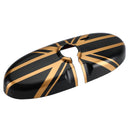 Union Jack UK Flag kryt zpětného zrcátka pro MINI Cooper R55 R56 R57 Black/Gold Generic